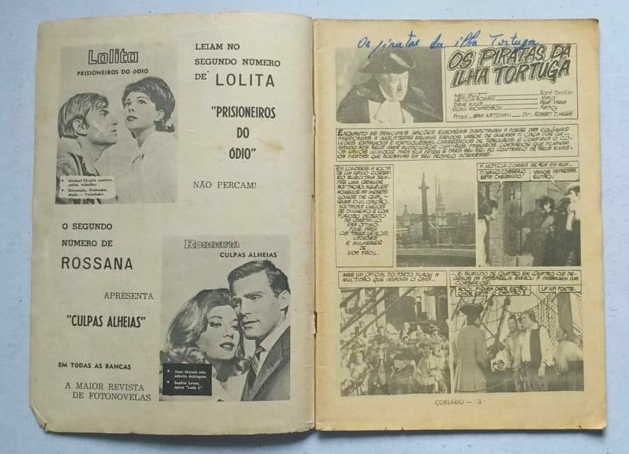 | Casa do Colecionador Foto-Star Corsários Nº 06 - Os Piratas da Ilha Tortuga (Editormex-Ediex) 1964