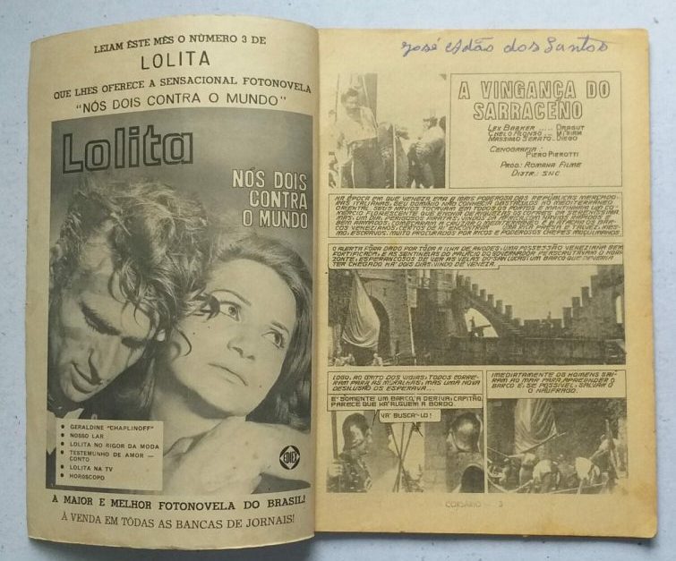 | Casa do Colecionador Foto-Star Corsários Nº 07 - A Vingança do Sarraceno (Editormex-Ediex) 1964