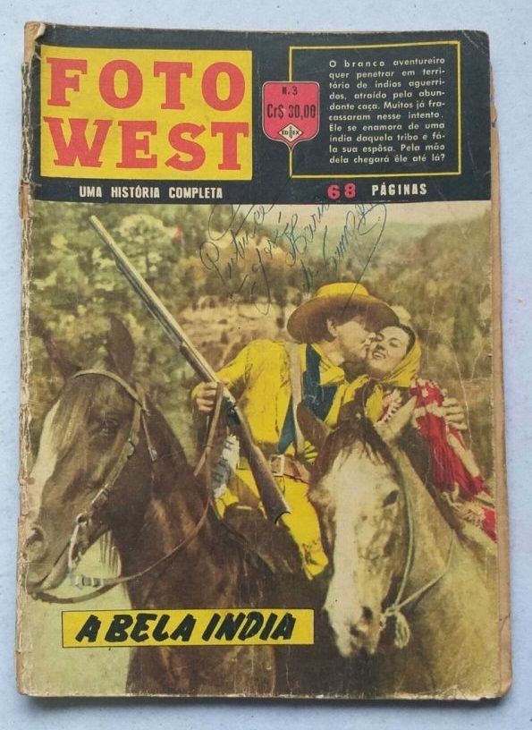 | Casa do Colecionador Foto West Nº 03 - A Bela Índia (Editora Editormex) Janeiro 1962
