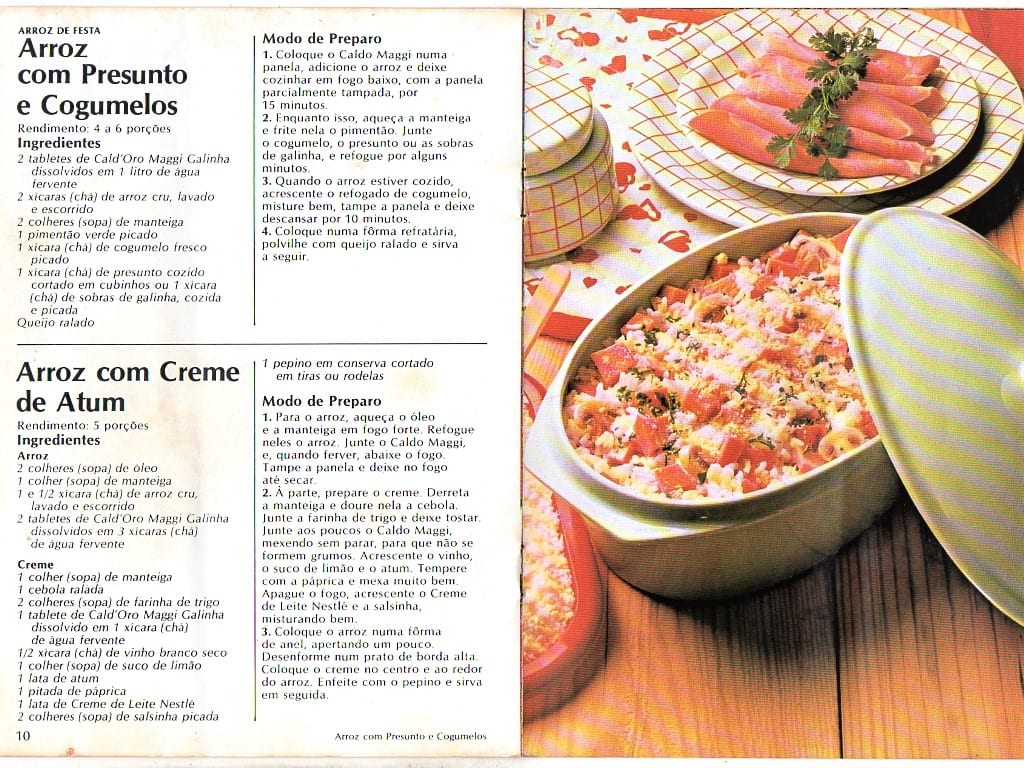 | Casa do Colecionador Livreto de Receitas Cozinha Maggi - Risoto
