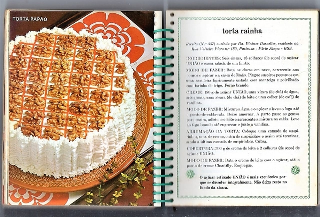 | Casa do Colecionador Livro Promocional Acucar Uniao 200 Novas Receitas - 2 Volume