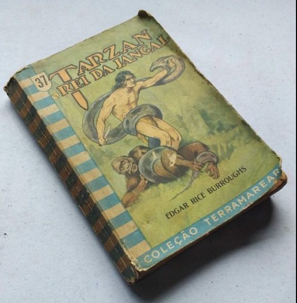 | Casa do Colecionador Livro Tarzan Nº 37 - Rei da Jangal (Coleção Terramarear) Edgar Rice Burroughs - 1956