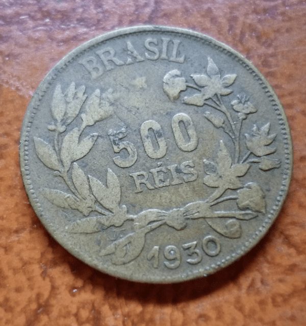 | Casa do Colecionador MOEDA 500 RÉIS 1930 DATA ESCASSA
