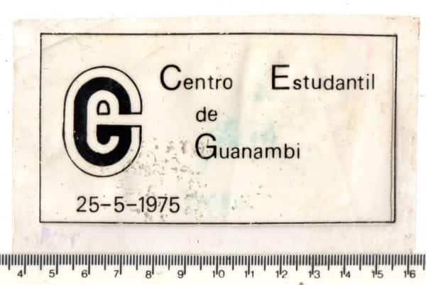 | Casa do Colecionador Plastico Adesivo - Centro Estudantil de Guanambi ( BA ) - Anos 70