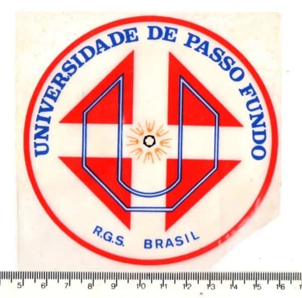 | Casa do Colecionador Plastico Adesivo - Universidade de Passo Fundo ( RS ) - Anos 70