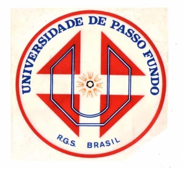 | Casa do Colecionador Plastico Adesivo - Universidade de Passo Fundo ( RS ) - Anos 70