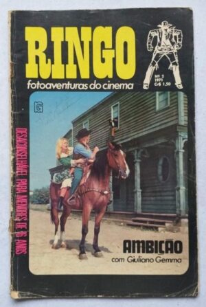 Ringo Nº 02 - Ambição com Giuliano Gemma (Rio Gráfica Editora) 1971