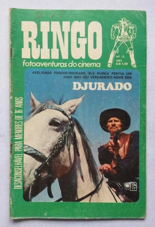 | Casa do Colecionador Ringo Nº 12 - Djurado (Rio Gráfica Editora) 1971