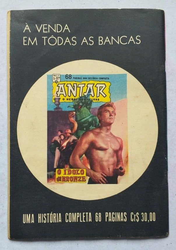 | Casa do Colecionador Risko Aventuras Submarinas Nº 01 - O Fantasma do Lago Sagrado (Ediex) Abril 1962