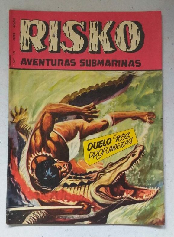 Risko Aventuras Submarinas Nº 15 - Duelo nas Profundezas (Ediex) Dezembro 1962