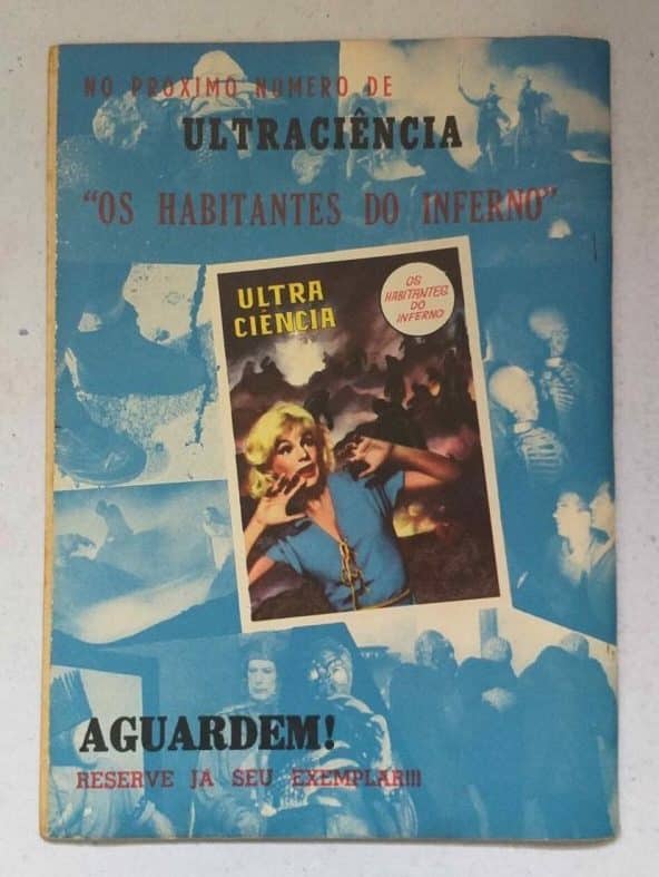 | Casa do Colecionador Risko Aventuras Submarinas Nº 22 - A Maldição da Múmia (Ediex) Abril 1963