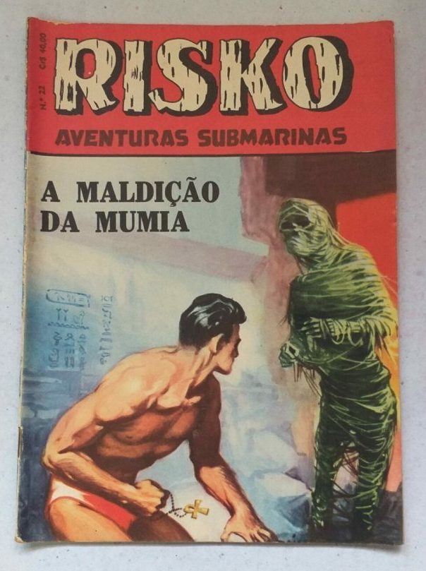 Risko Aventuras Submarinas Nº 22 - A Maldição da Múmia (Ediex) Abril 1963