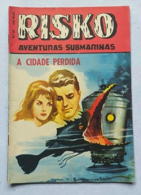 | Casa do Colecionador Risko Aventuras Submarinas Nº 23 - A cidade Perdida (Ediex)
