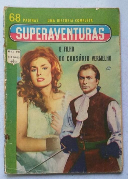 | Casa do Colecionador Superaventuras Ano 3 Nº 27 - O Filho do Corsário Vermelho (Editormex-Ediex)