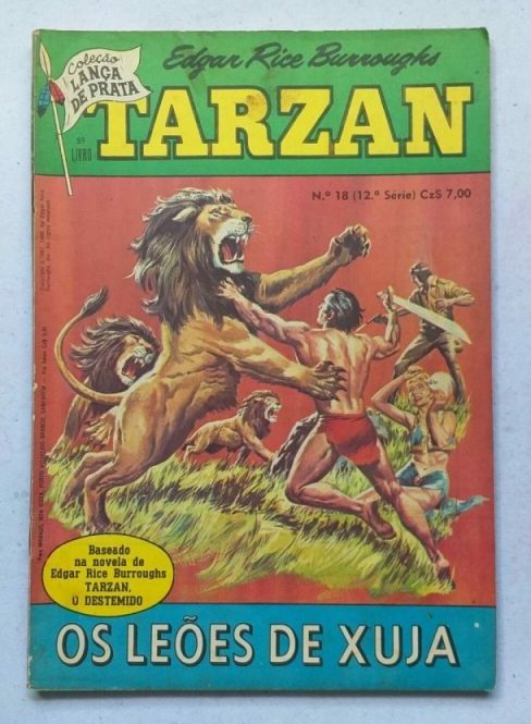 Tarzan 12ª Série Nº 18 - Coleção Lança de Prata (Editora Ebal) Julho 1986