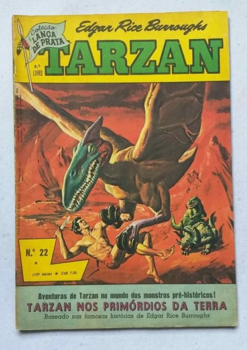 Tarzan 12ª Série Nº 22 - Coleção Lança de Prata (Editora Ebal) Novembro/Dezembro 1986