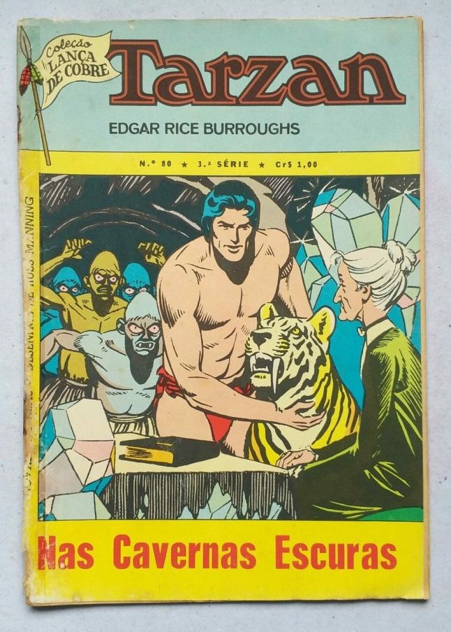 Tarzan 3ª Série Nº 80 (Editora Ebal) Maio 1972
