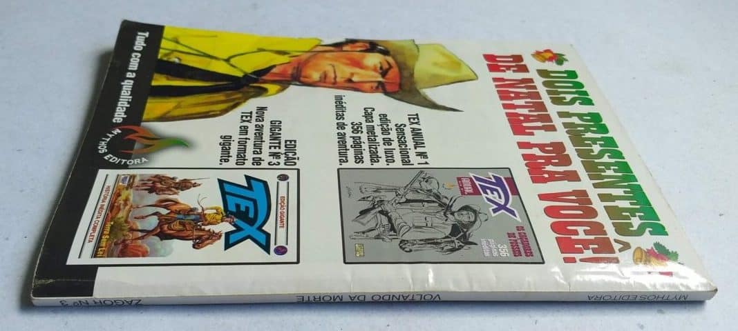 | Casa do Colecionador Zagor Nº 03 - A Lagoa dos Mortos Vivos (Mythos Editora) Outubro 1999