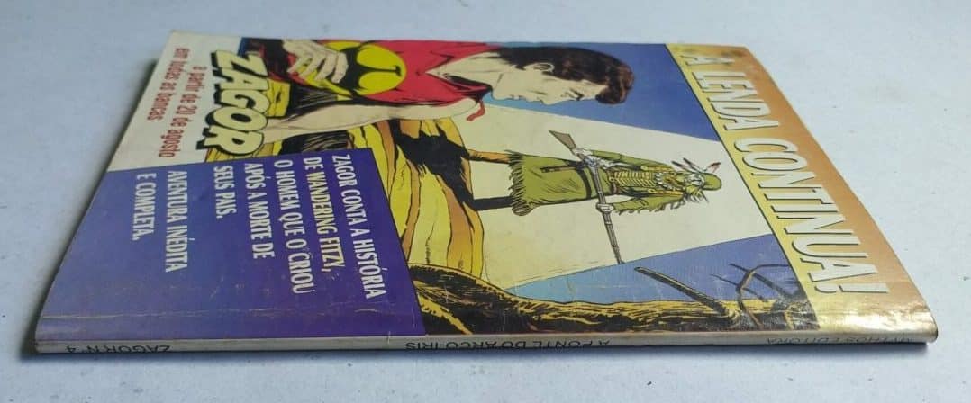 | Casa do Colecionador Zagor Nº 04 - Edição Comemorativa de 40 anos (Mythos Editora) Julho 2001