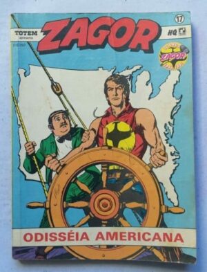 Zagor Nº 17 - Odisséia Americana (Editora Record) Fevereiro 1991