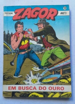 Zagor Nº 20 - Em Busca do Ouro (Editora Record) Maio 1991
