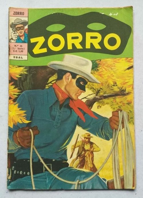 | Casa do Colecionador Zorro 3ª Série Nº 26 (Editora Ebal) Outubro 1972