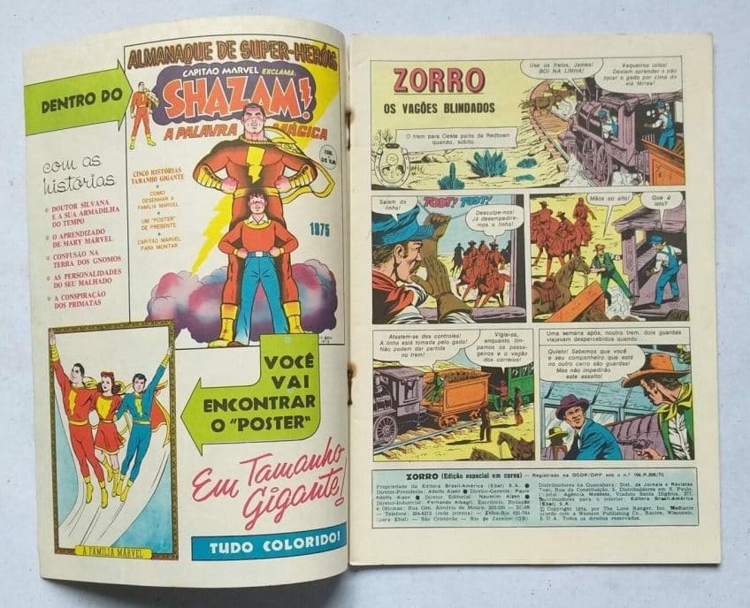 | Casa do Colecionador Zorro (em cores) Especial Nº 42 (Editora Ebal) Outubro 1974