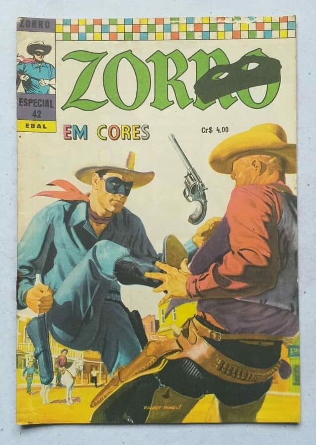 | Casa do Colecionador Zorro (em cores) Especial Nº 42 (Editora Ebal) Outubro 1974
