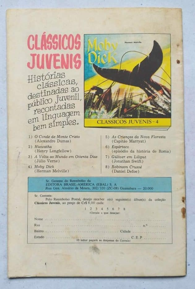 | Casa do Colecionador Zorro em Formatinho Nº 08 (Editora Ebal) Janeiro 1977
