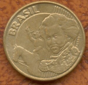 10 CENT. REAL 2009 BRASIL DUPLO .