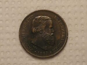 10 Réis - 1869 Petrus II / Bronze / Mbc bonita / Cod. 250.6