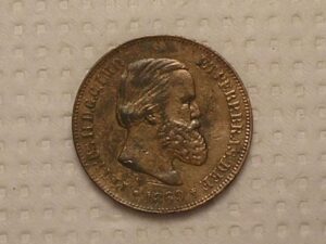 10 Réis - 1869 Petrus II / Bronze / Mbc / Cod. 250.5