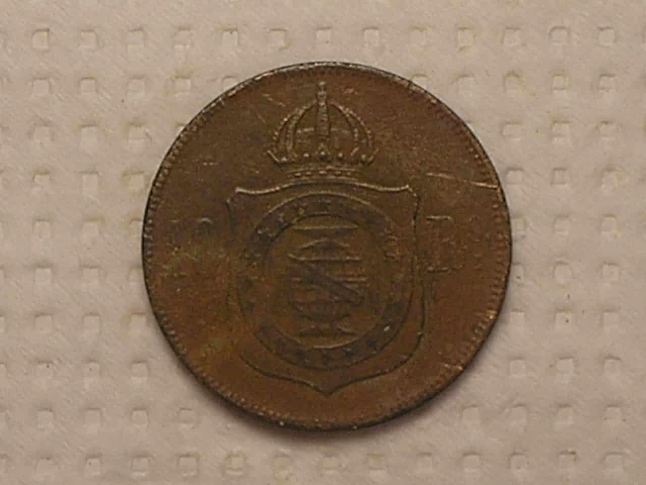 | Casa do Colecionador 10 Réis - 1869 Petrus II / Bronze / Mbc / Cod. 250.7