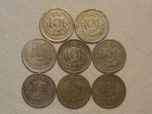 100 Réis - 1871/1878/1883/1884/1886/1887/1888/1889 do Império - BC/mbc / cod. 550.b
