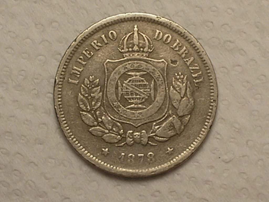 | Casa do Colecionador 100 Réis - 1878 ... Império... / Cod. 550.2