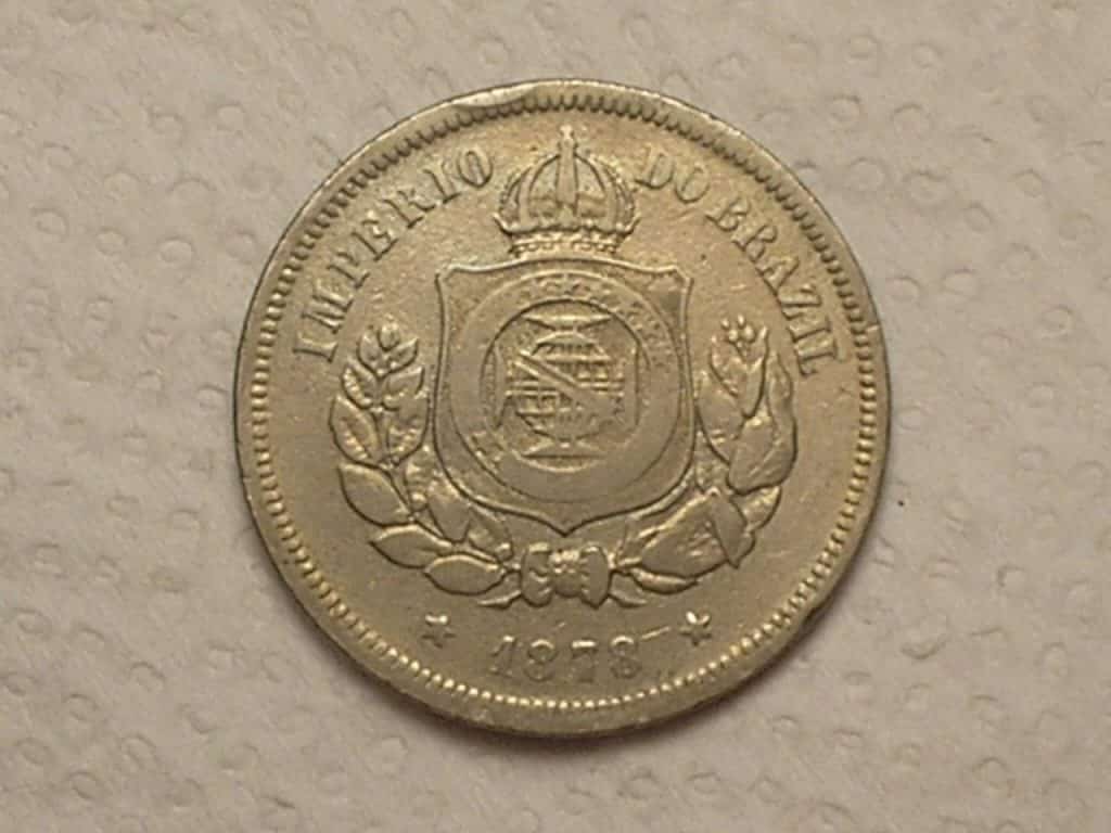 | Casa do Colecionador 100 Réis - 1878 ... Império... / Cod. 550.3
