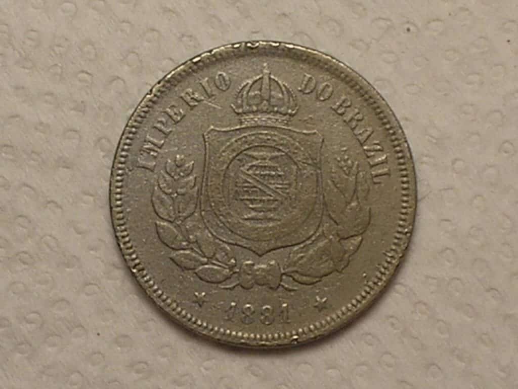 | Casa do Colecionador 100 Réis - 1881 ... Império... / Cod. 550.4