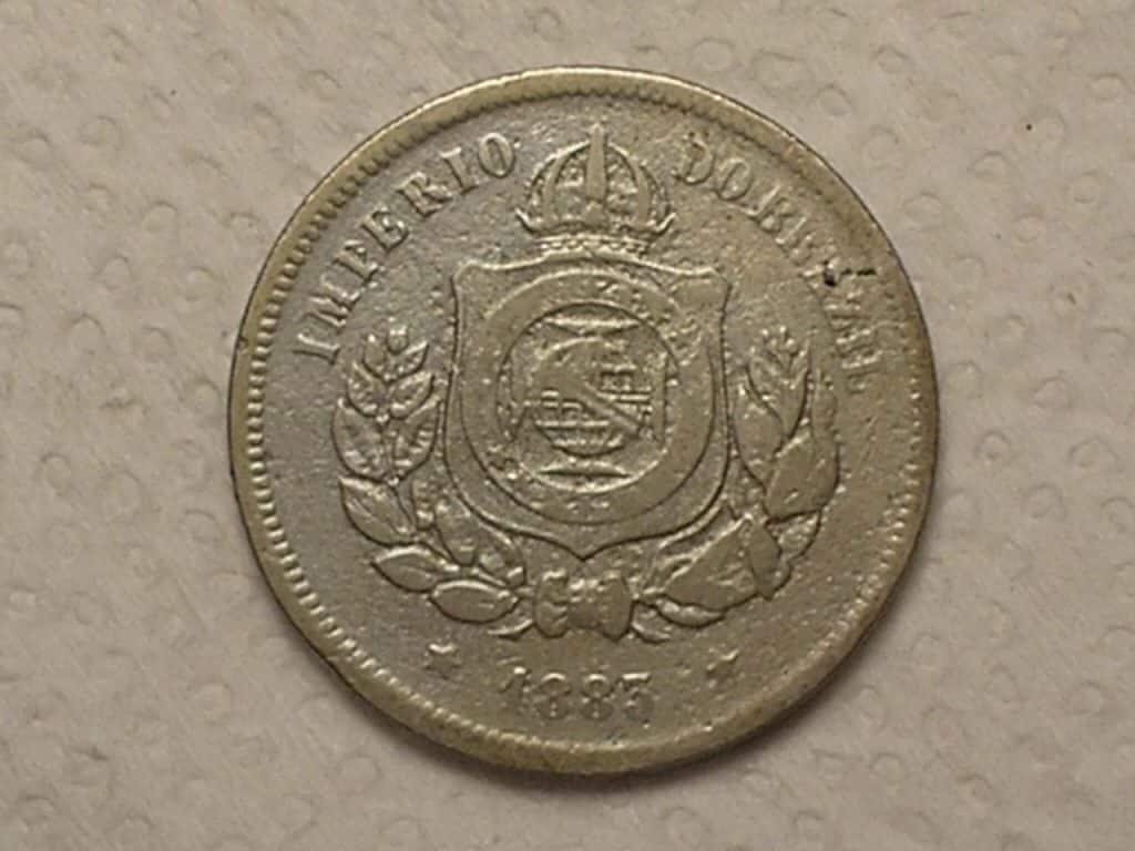 | Casa do Colecionador 100 Réis - 1883 ... Império... / Cod. 550.2