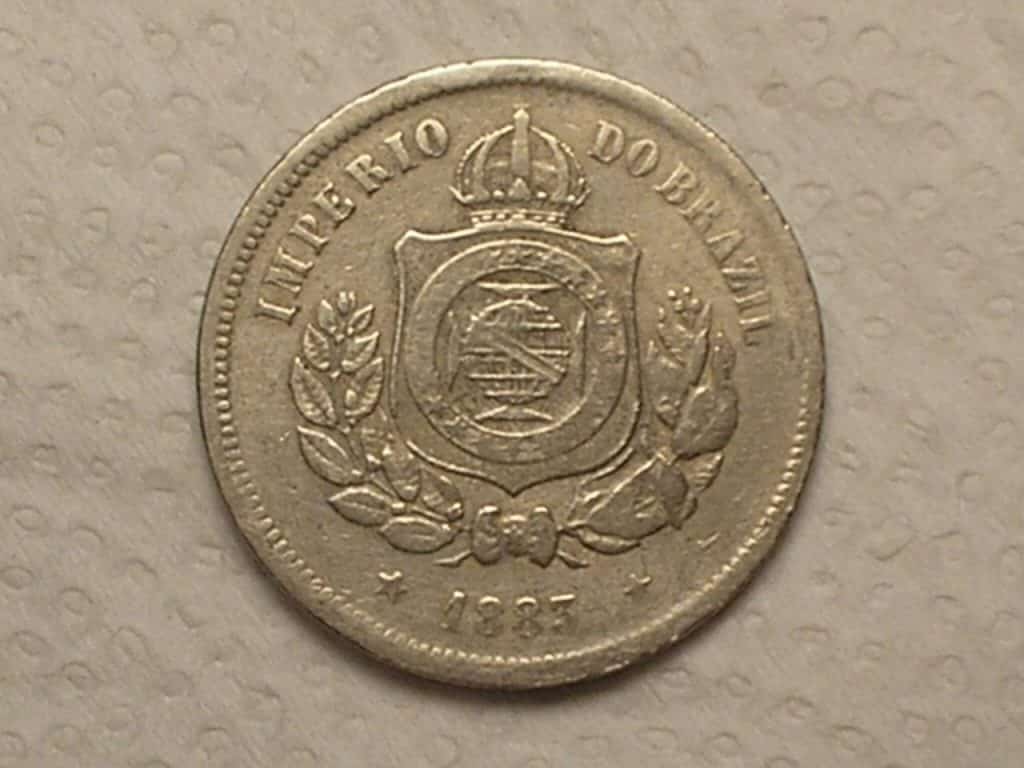| Casa do Colecionador 100 Réis - 1883 ... Império... / Cod. 550.3