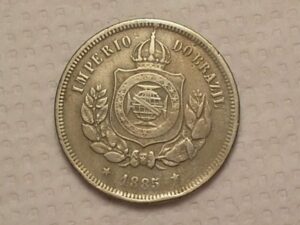 100 Réis - 1885 / Níquel do Império / Mbc / Cod. 870