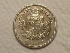 100 Réis - 1889 ... Império... / Data Escassa / Cod. 550.4