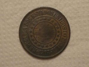 40 Réis - 1908 / Bronze / Conservada Mbc / Cod. 250.2