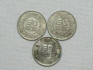 50 Réis - 1918/1919/1921 - Cu/Niquel - cod. 100.2