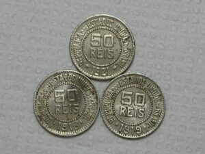50 Réis - 1918/1919/1921 - Cu/Niquel - cod. 100.5