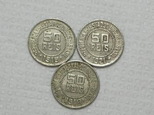 50 Réis - 1918/1919/1921 - Cu/Niquel - cod. 100.6