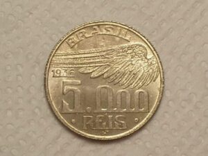 5.000 Réis - 1936 / Sts Dumont / Total Flor de Cunho / Cod.510.5
