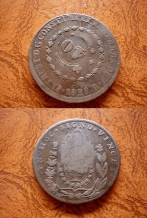 80 RÉIS 1828R CAR. DE 40 .