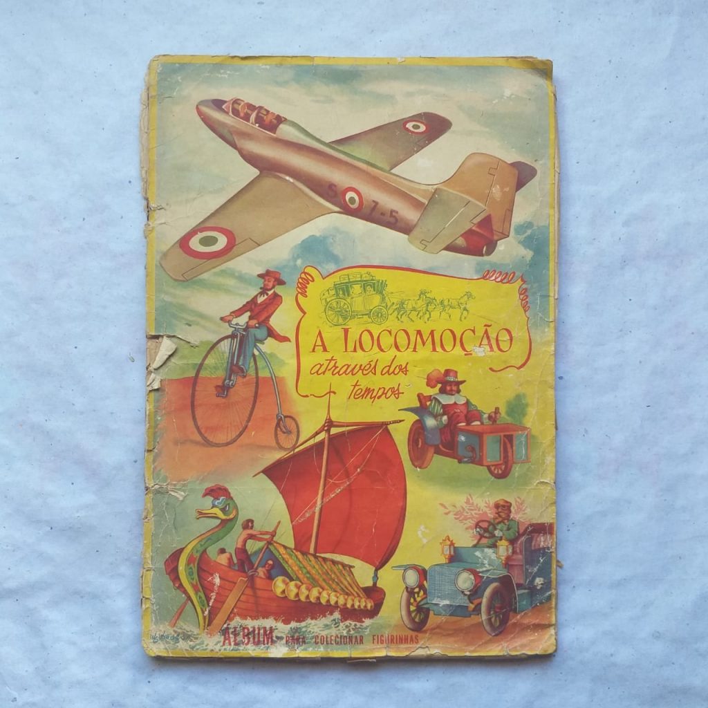Álbum de Figurinhas - A Locomoção através dos Tempos (Completo) - Editora Vecchi - 1950