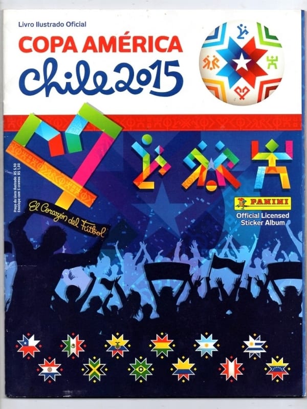 | Casa do Colecionador Album de Figurinhas - Copa America Chile 2015 - Completo - Panini - Futebol