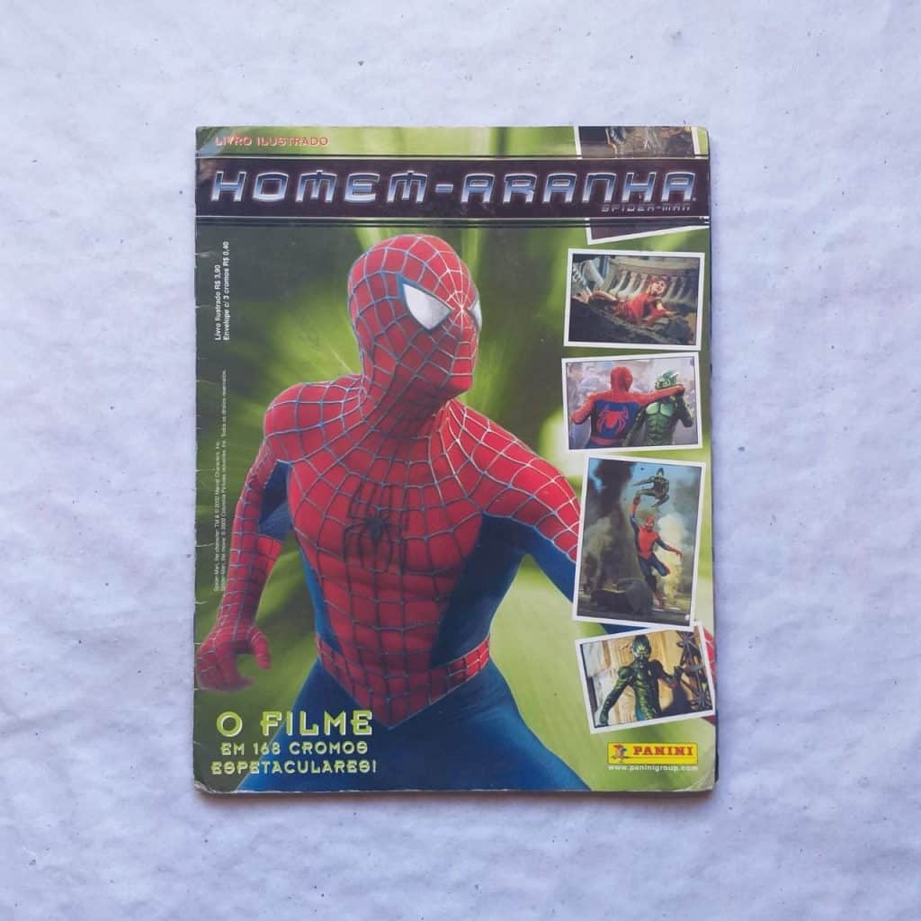 | Casa do Colecionador Álbum de Figurinhas - Homem Aranha - O Filme (Incompleto faltando 3 figurinhas) 2002